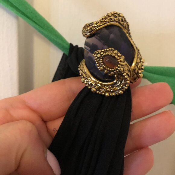 Roberto Cavalli Black One-Shoulder Dress - Picture 5 of 13